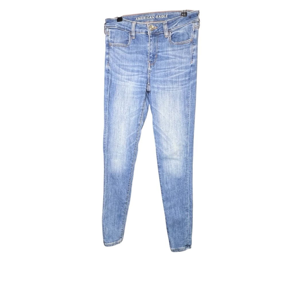 American Eagle Outfitters medium wash denim Jeggings Skinny Jeans 4 regular